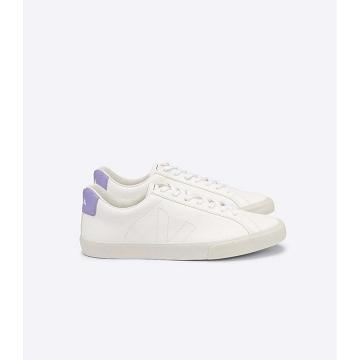 Veja ESPLAR CHROMEFREE Women's Sneakers White/Purple | NZ 618LIS